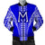 Hawaii Bomber Jacket - Maui High Bomber Jacket AH Blue Unisex - Polynesian Pride