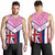 Hawaii Flag Maui Men's Tank Top - Pink - Mit Style - AH Pink - Polynesian Pride