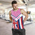 Hawaii Flag Maui Men's Tank Top - Pink - Mit Style - AH - Polynesian Pride