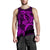 (Custom Personalised) Hawaii Men Tank Top Shark and Turtle Mix Kakau Purple LT9 Purple - Polynesian Pride