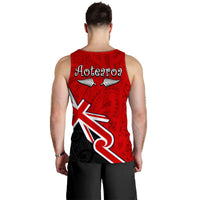 Waitangi Men Tank Top Aotearoa Tino Rangatiratanga Flag with Silver Fern LT9 - Polynesian Pride