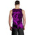 (Custom Personalised) Hawaii Men Tank Top Shark and Turtle Mix Kakau Purple LT9 - Polynesian Pride