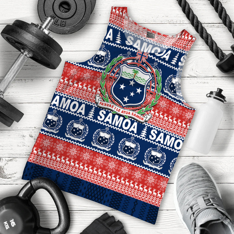 Samoa Christmas Men Tank Top 2022 LT6 5XL - Polynesian Pride