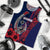 Guam Fish Hook Men Tank Top Flag Color Style LT6 Blue - Polynesian Pride