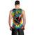 (Custom Personalised) Hawaii Rainbow Tie Dye Men Tank Top Flowers Polynesian Hawaiian Tribal LT13 - Polynesian Pride