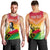 Vanuatu Father Lini Quote Men Tank Top Flag Style - White LT7 - Polynesian Pride