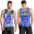 (Custom Personalised) Mate Ma'a Tonga Men Tank Top Leimatu'a Bulls Creative Style - Blue NO.1 LT8 Blue - Polynesian Pride