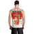 Hawaii Christmas Men Tank Top Santa Claus Surfing Simple Style - White LT8 - Polynesian Pride