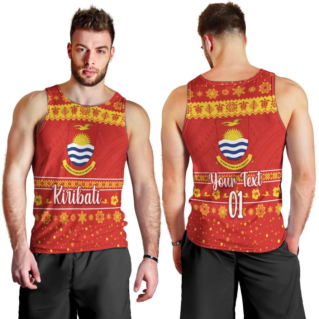 (Custom Personalised) Kiribati Christmas Men Tank Top Simple Style LT8 - Polynesian Pride