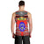 Mate Ma'a Tonga Men Tank Top Leimatu'a Bulls Creative Style - Red NO.1 LT8 - Polynesian Pride