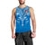 (Custom Personalised) Samoa Rugby Toa Samoa Blue Style Men Tank Top - LT2 - Polynesian Pride