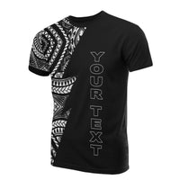 Micronesian Custom All Over T Shirt Micronesian Pattern Black - Polynesian Pride