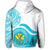 Hawaii Kanaka Map Zip Hoodie Waveshape Style - Polynesian Pride