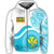 Hawaii Kanaka Map Zip Hoodie Waveshape Style - Polynesian Pride