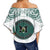 Hawaii - Kanaka Molokai High School Off Shoulder Waist Wrap Top Demodern Style AH - Polynesian Pride