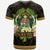 Nauru T Shirt Polynesian Gold Patterns Collection - Polynesian Pride