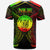 Niue T Shirt Niue Seal With Reggae Line Style - Polynesian Pride