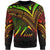 Niue Sweatshirt - Cross Style Reggae Color Unisex Black - Polynesian Pride