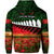 New Zealand Maori ANZAC Hoodie Poppy Vibes Green LT8 - Polynesian Pride