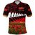 New Zealand Maori ANZAC Polo Shirt Poppy Vibes Red LT8 Red - Polynesian Pride