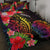 Nauru Quilt Bed Set - Tropical Hippie Style Black - Polynesian Pride