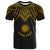 Nauru Custom T Shirt Polynesian Armor Style Gold Unisex Art - Polynesian Pride