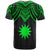 Nauru T Shirt Polynesian Armor Style Green - Polynesian Pride