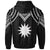 Nauru Hoodie Polynesian Armor Style Black - Polynesian Pride