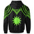 Nauru Custom Hoodie Polynesian Armor Style Green - Polynesian Pride