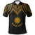 Nauru Custom Polo Shirt Polynesian Armor Style Gold Unisex Gold - Polynesian Pride