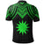 Nauru Polo Shirt Polynesian Armor Style Green - Polynesian Pride