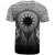 Nauru T Shirt Circle Pattern Black - Polynesian Pride