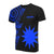 Nauru T Shirt Micronesian Pattern Blue Flash Style Unisex Blue - Polynesian Pride