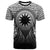 Nauru T Shirt Circle Pattern Black Unisex Black - Polynesian Pride