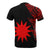 Nauru T Shirt Micronesian Pattern Red Flash Style - Polynesian Pride