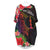 New Caledonia Batwing Pocket Dress - Tropical Hippie Style Women Black - Polynesian Pride