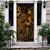 New Caledonia Door Cover Turtle Hibiscus Gold - Polynesian Pride