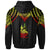 New Caledonia Custom Zip up Hoodie Polynesian Armor Style Reagge - Polynesian Pride