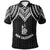 New Caledonia Polo Shirt Polynesian Armor Style Black Unisex Black - Polynesian Pride