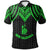 New Caledonia Polo Shirt Polynesian Armor Style Green Unisex Green - Polynesian Pride