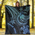 New Caledonia Custom Personalised Premium Blanket - Blue Turtle - Polynesian Pride