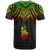 New Caledonia Custom T Shirt Polynesian Armor Style Reggae - Polynesian Pride