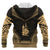 New Caledonia Polynesian Chief Custom Hoodie Gold Version Unisex Gold - Polynesian Pride