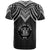 Niue T Shirt Polynesian Armor Style Black - Polynesian Pride