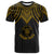 Niue Custom T Shirt Polynesian Armor Style Gold Unisex Art - Polynesian Pride