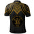 Niue Polo Shirt Polynesian Armor Style Gold - Polynesian Pride