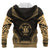 Niue Polynesian Chief Custom Zip up Hoodie Gold Version Unisex Gold - Polynesian Pride