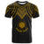 Northern Mariana Islands Custom T Shirt Polynesian Armor Style Gold Unisex Art - Polynesian Pride