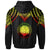 Northern Mariana Islands Zip up Hoodie Polynesian Armor Style Reagge - Polynesian Pride