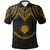 Northern Mariana Islands Polo Shirt Polynesian Armor Style Gold Unisex Gold - Polynesian Pride